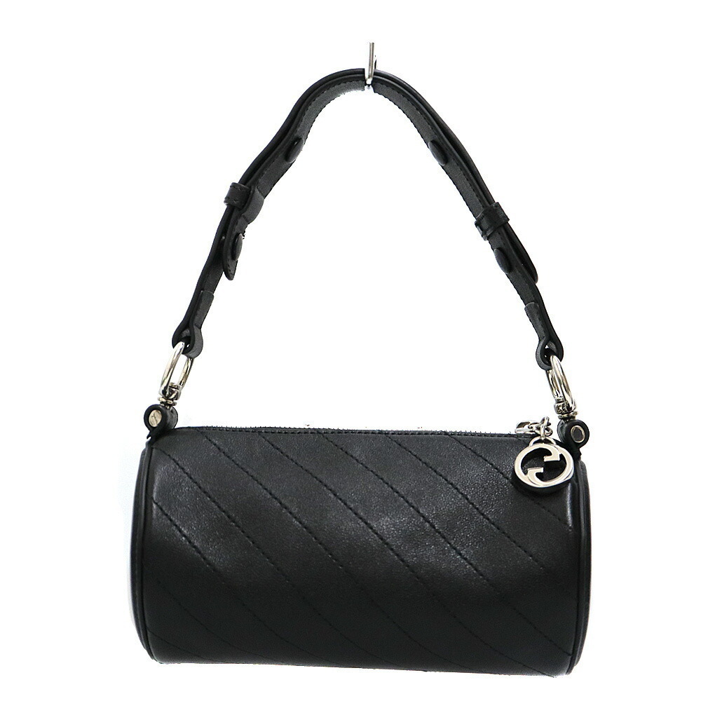 Gucci Blondie Handbag Leather Black